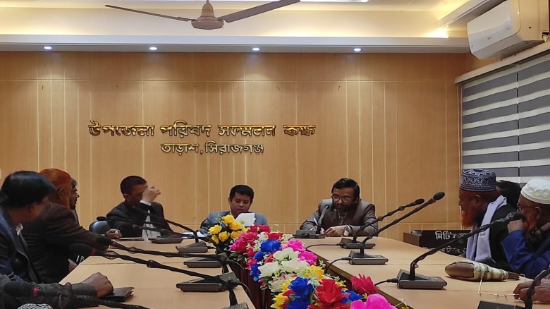 তাড়াশে ৫৩তম উপজেলা পর্যায়ে জাতীয়  শীতকালীন ক্রীড়া প্রতিযোগিতা২০২৫ প্রস্তুতিমূলক সভা অনুষ্ঠিত